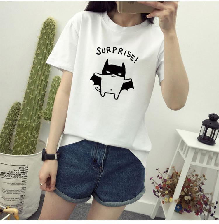 women blouses fashion printed brief wild social korean female shirts