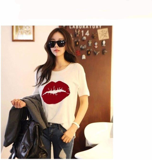 women blouses fashion printed brief wild social korean female shirts