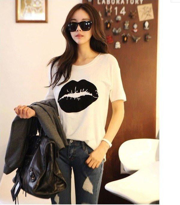 women blouses fashion printed brief wild social korean female shirts