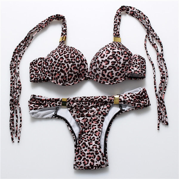 Solid Bikini Push Up Brazilian Bikini Set Top Neon Bathing Suits Swimsuit biquini Swimwear Women Swimwear 8