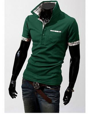 Men T-Shirts Man male Solid Short Sleeve Men Clothing T-shirts Tees