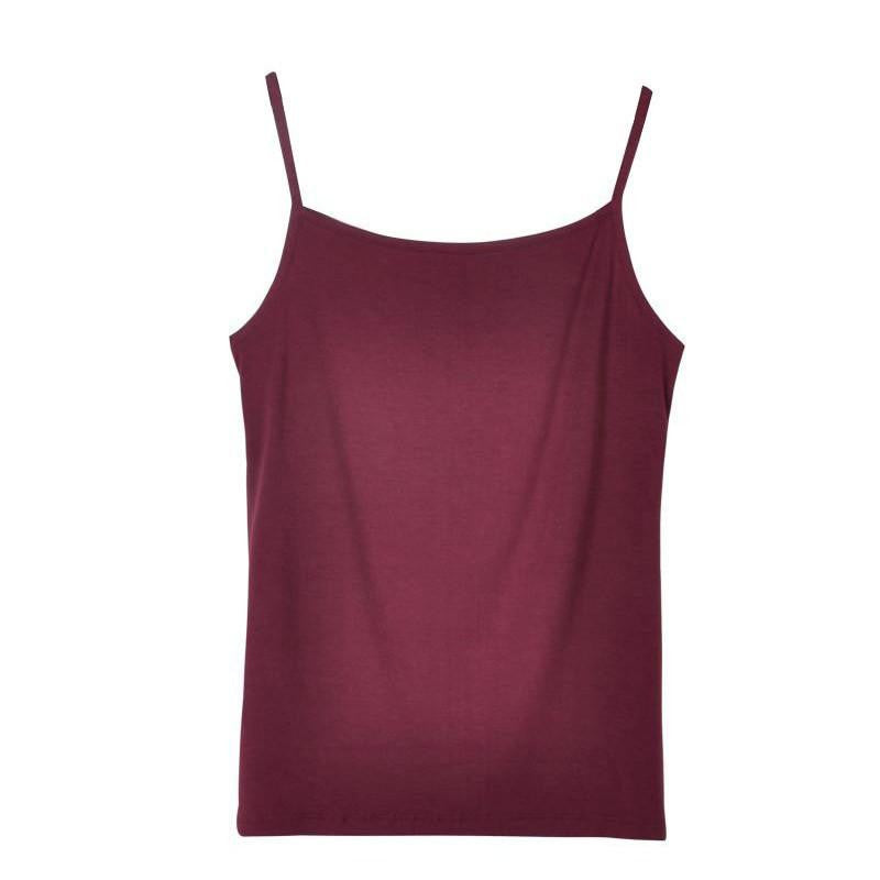 Women Tank Tops Ladies Sleeveless Solid Color Basic T Shirt Vest Tops