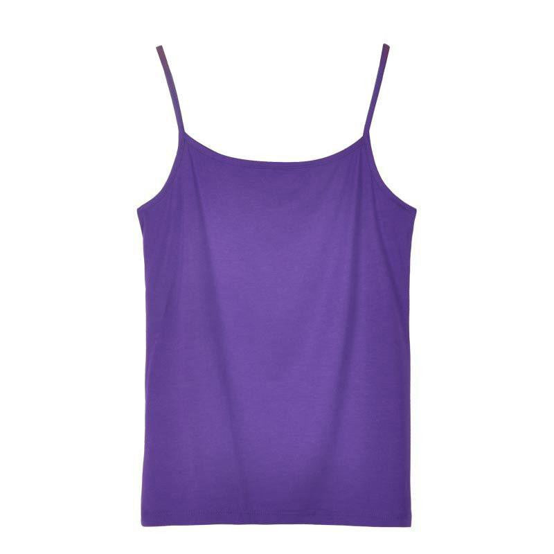 Women Tank Tops Ladies Sleeveless Solid Color Basic T Shirt Vest Tops