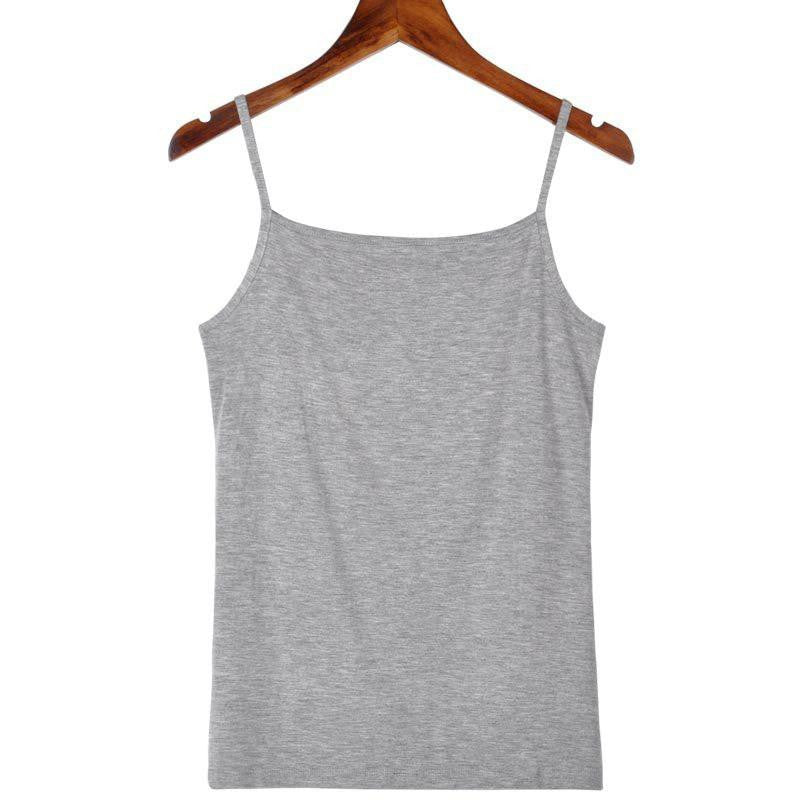 Women Tank Tops Ladies Sleeveless Solid Color Basic T Shirt Vest Tops