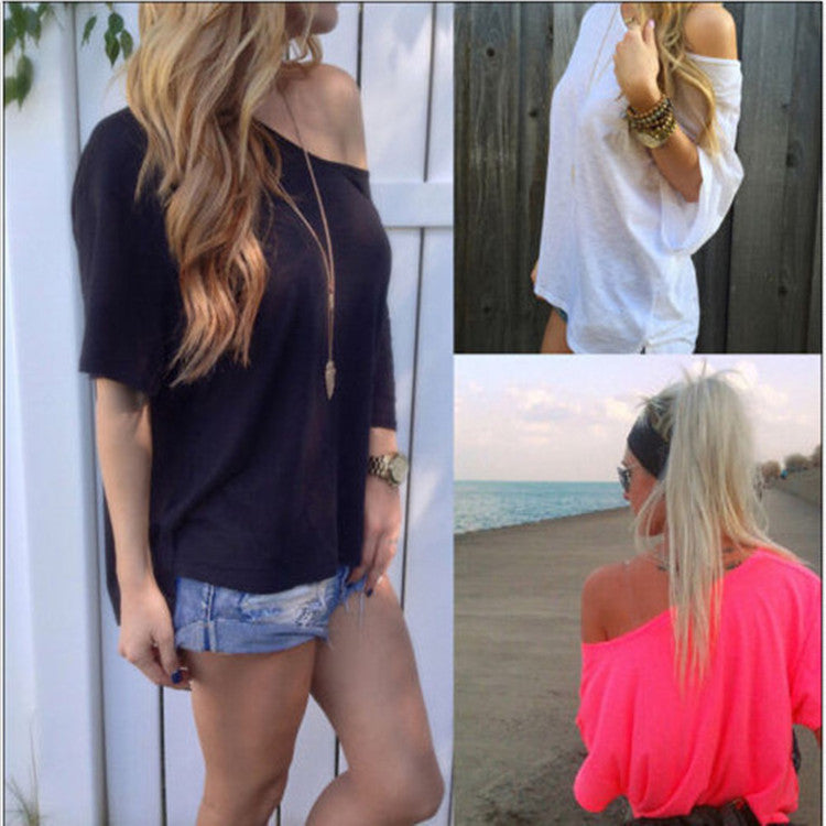 off the shoulder tops for women tee shirt