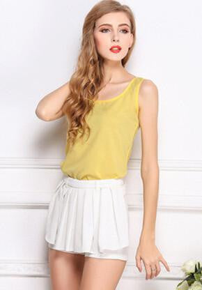 Online discount shop Australia - Fashion   Women Clothes Chiffon Vest Sleeveless Tops Causal t shirt Women Vest tops 16 colors Vest Fashion