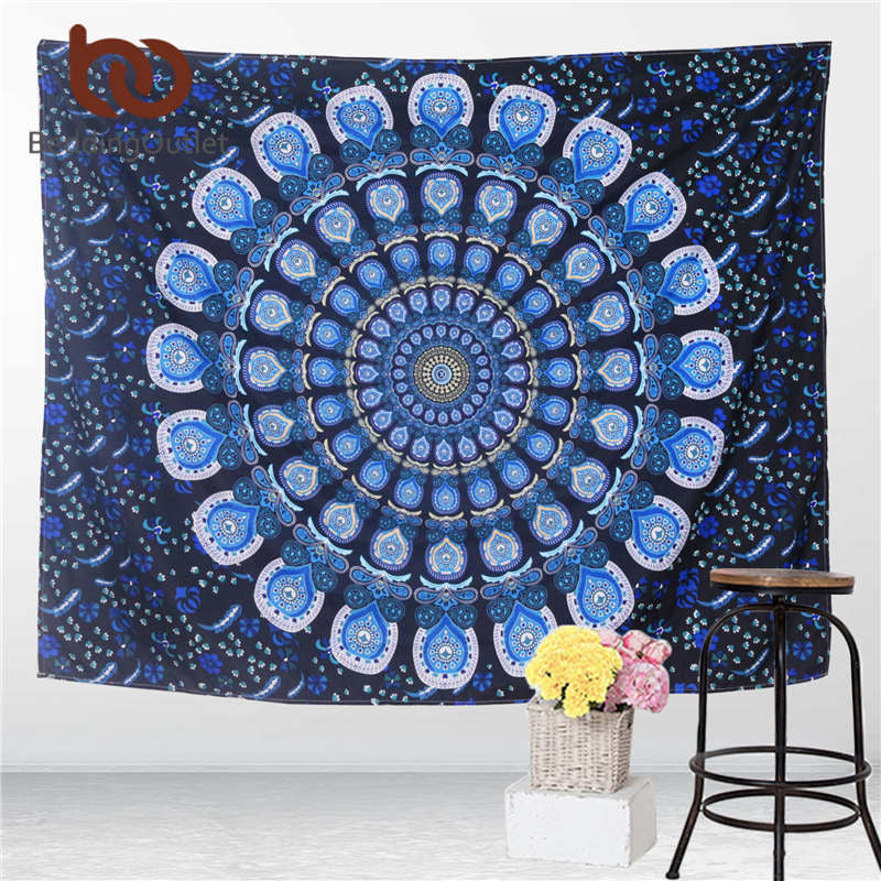 Online discount shop Australia - Elephant Tapestry Colored Printed Decorative 130cmx150cm 153cmx203cm Boho Wall Carpet