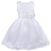 Online discount shop Australia - Kids Infant Girl Flower Petals Dress Children Bridesmaid Toddler Elegant Dress Pageant Vestido Infantil Tulle Formal Party Dress