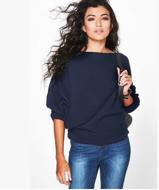 Online discount shop Australia - Fall Fashion Loose Bat Sleeve Knit Sweater