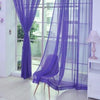 Multicolor 2 Pcs Sheer Voile Window Panel curtains DRAPE 200cm x 100cm