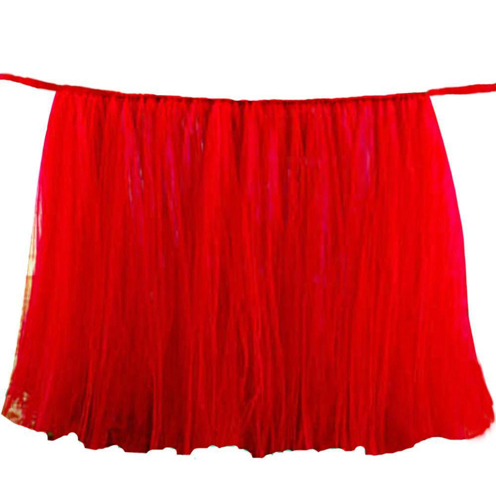 Tulle Table Skirt TUTU Tableware 100*80cm Customize Wedding Baby Shower Birthday Party Decor