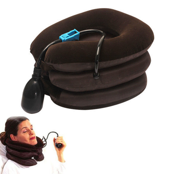 Online discount shop Australia - Air Cervical Neck Traction Soft Brace Device Unit for Headache Head Back Shoulder Neck Pain PTSP