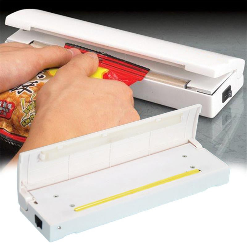 Vacuum Food Sealer Mini Portable Heat Sealing Machine Impulse bag Sealer Seal Machine Poly Tubing Plastic Bag Kit Tool 1pc