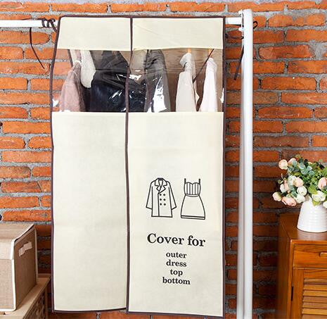 Online discount shop Australia - large Garment Suit Coat Protector Wardrobe Creative high-end thick non-woven fabric widened dust cover clothing Storage Bag