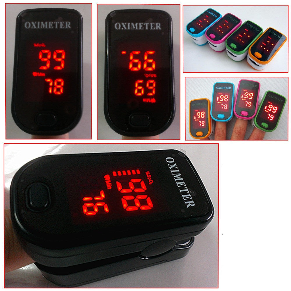 Online discount shop Australia - Color LED Display Design oxymetre pulsioxmetro Fingertip Pulse Oximeter Spo2 PR monitor Blood Oxygen meter Monitor