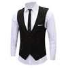 Online discount shop Australia - Men's Classic Formal Business Slim Fit Chain Dress Vest Suit Tuxedo Waistcoat