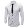 Online discount shop Australia - Men's Classic Formal Business Slim Fit Chain Dress Vest Suit Tuxedo Waistcoat