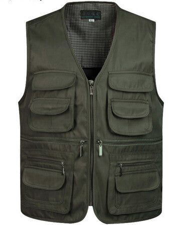 Online discount shop Australia - Man Vests Sleeveless Waistcoat With Many Male Gilet Coat Pockets Jacket Mens Vest Down