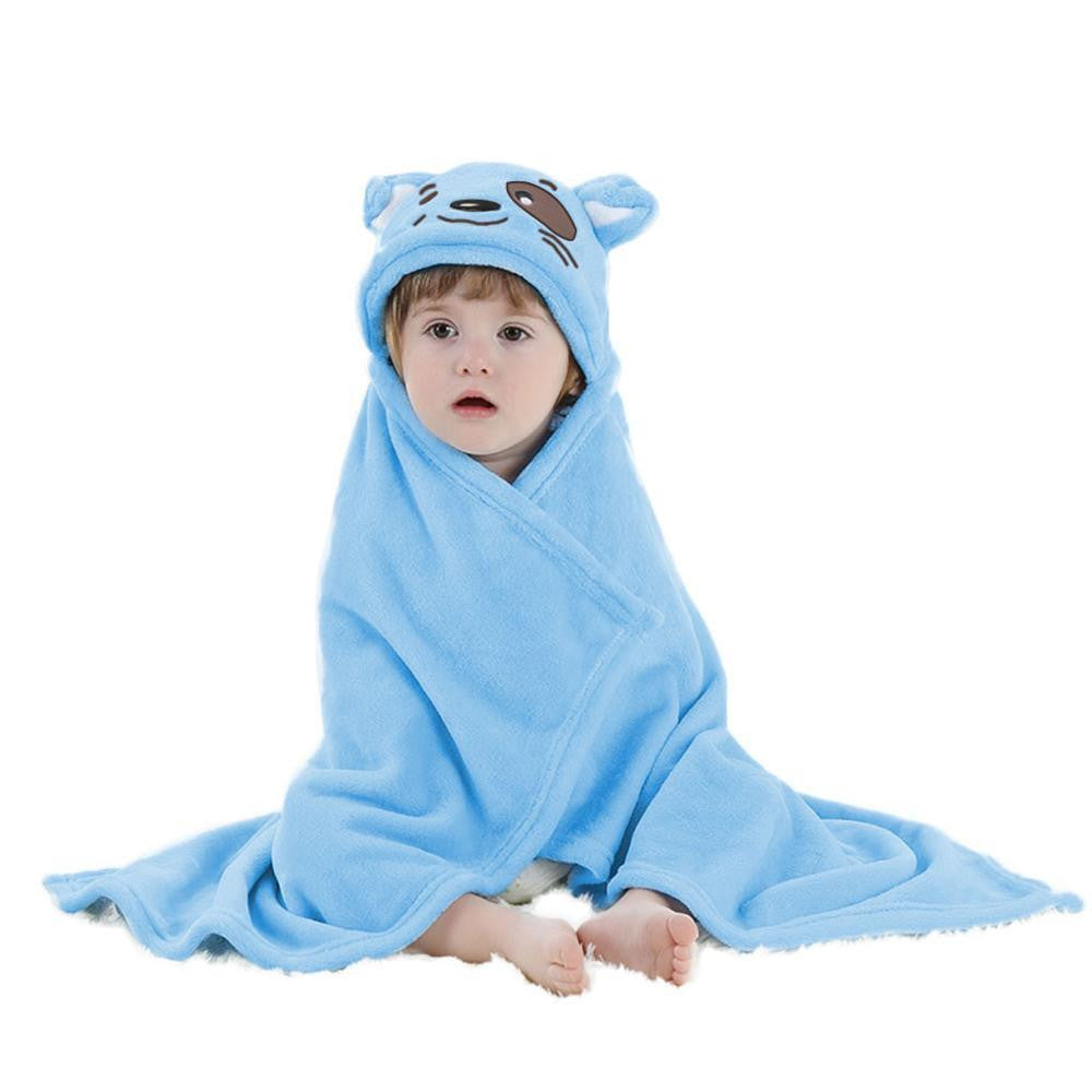 Soft Baby blanket Animal Shape Hooded Towel Lovely Baby blanket High Baby Hooded Bathrobe For born Infants