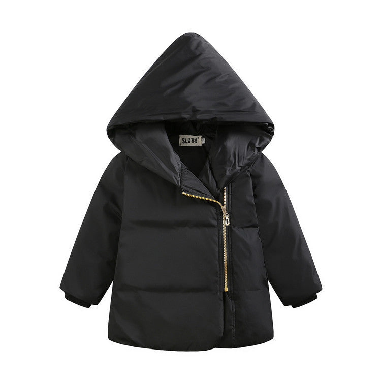 Online discount shop Australia - Fashion Children Girls Boys Warm Thick Down Parkas Children Long Outerwear Hooded Jacket Coat Clothing for Kids