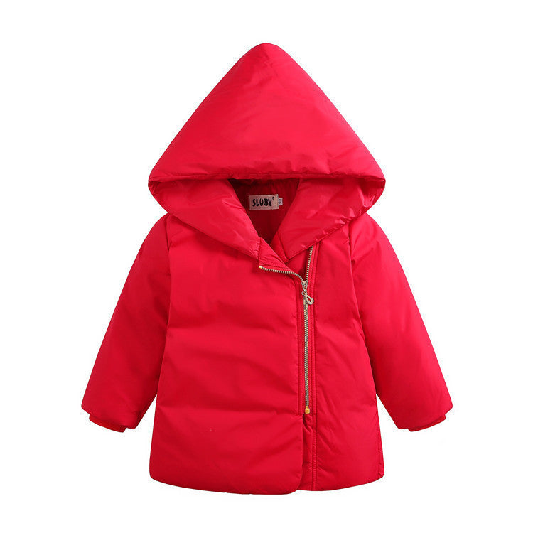 Online discount shop Australia - Fashion Children Girls Boys Warm Thick Down Parkas Children Long Outerwear Hooded Jacket Coat Clothing for Kids