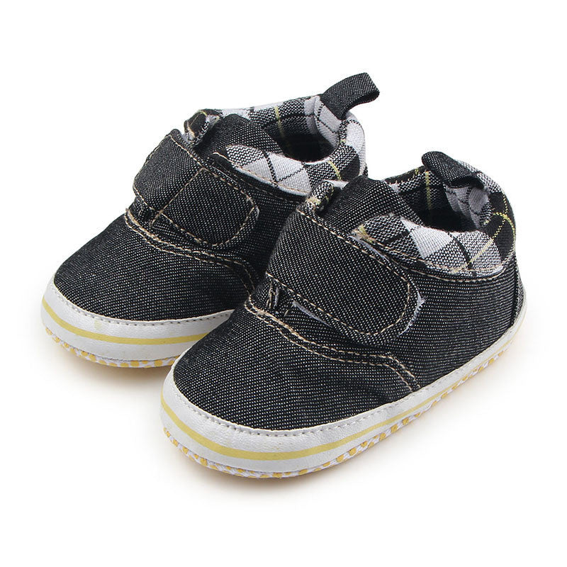 born Baby Shoes Boys First Walkers Bebe Infant Sneakers Gingham Sport Shoes Toddler Crib Shoes Boots