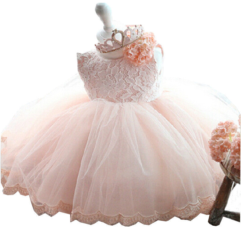 Online discount shop Australia - Little Girl Dress 1 Year Birthday Dresses for Girls Kids Princess Party Dresses Baby Clothing for Teenage Girls