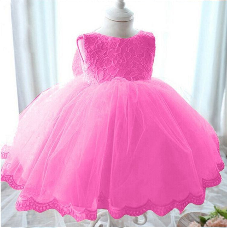 Online discount shop Australia - Little Girl Dress 1 Year Birthday Dresses for Girls Kids Princess Party Dresses Baby Clothing for Teenage Girls