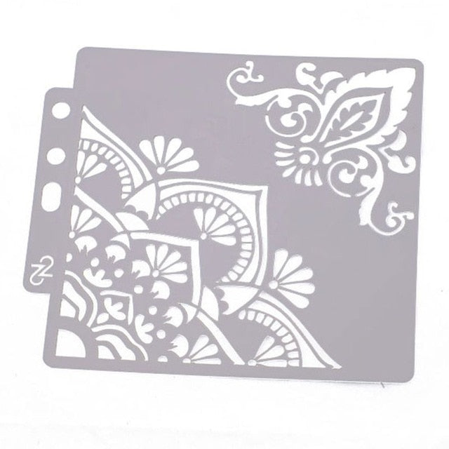 Alphabet Letter Stencils Template Painting Scrapbooking Embossing Stamping Album Card DIY