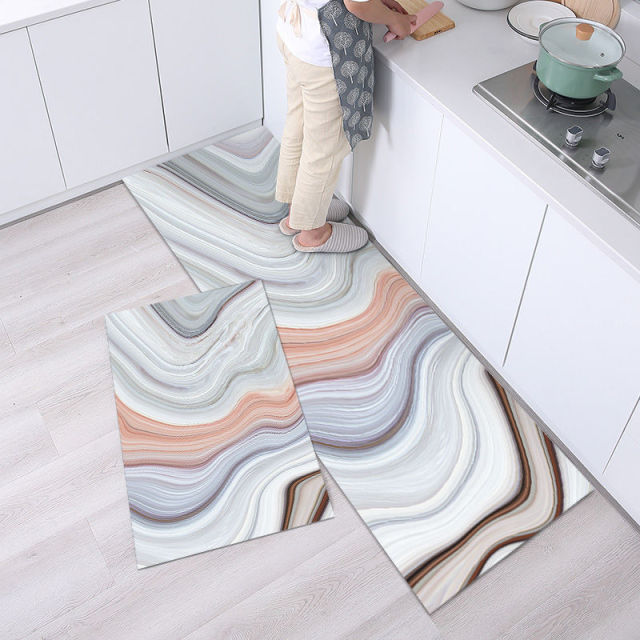 Anti-slip Kitchen Mat for Floor Modern Bath Carpet Entrance Doormat Tapete Fashion Absorbent Area Rugs Living Bedroom Prayer Pad