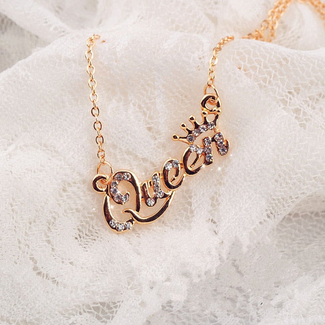 26 English Letter Necklace Women's 2020 New Bohemia Style Colored Necklace Copper Plated Gold  Clavicle Chain for Girls