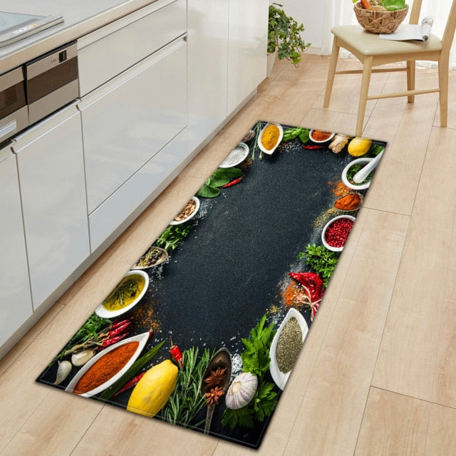 Modern Living Room Rug Kitchen Mat Home Entrance Doormat Bedroom Bedside Decor Carpet Hallway Balcony Bath Anti-Slip Floor Mat