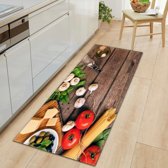 Modern Living Room Rug Kitchen Mat Home Entrance Doormat Bedroom Bedside Decor Carpet Hallway Balcony Bath Anti-Slip Floor Mat