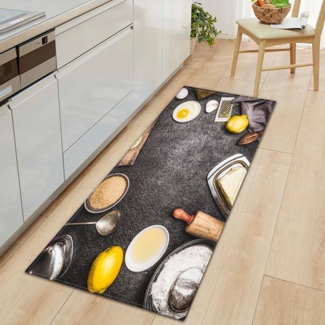 Modern Living Room Rug Kitchen Mat Home Entrance Doormat Bedroom Bedside Decor Carpet Hallway Balcony Bath Anti-Slip Floor Mat