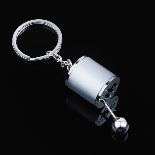 Creative gift car metal keychain turbo gear hub pendant brake disc shock absorber Pendant