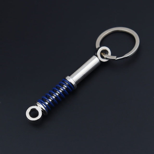 Creative gift car metal keychain turbo gear hub pendant brake disc shock absorber Pendant