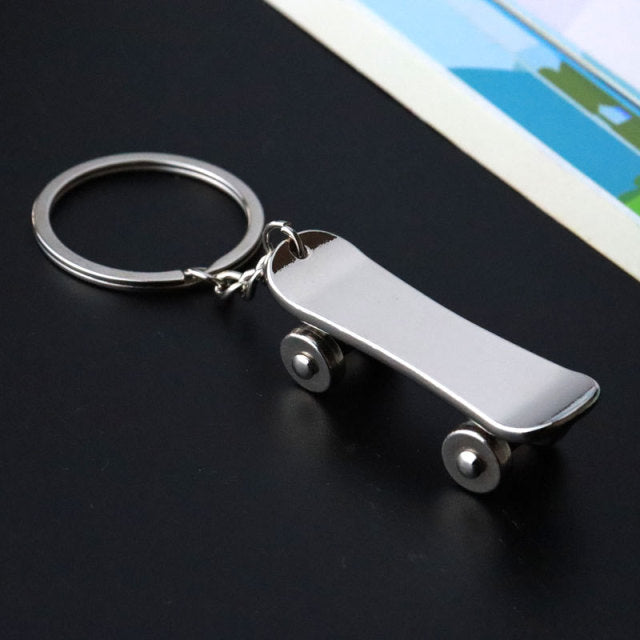 Creative gift car metal keychain turbo gear hub pendant brake disc shock absorber Pendant