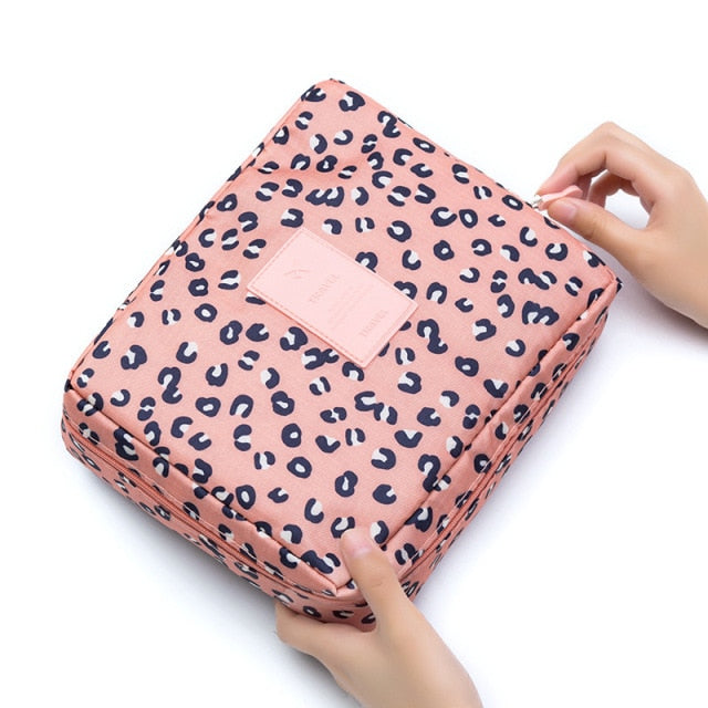 Multifunction Women Outdoor Storage Bag Toiletries Organize Cosmetic Bag Portable Waterproof Female Travel Make Up Cases