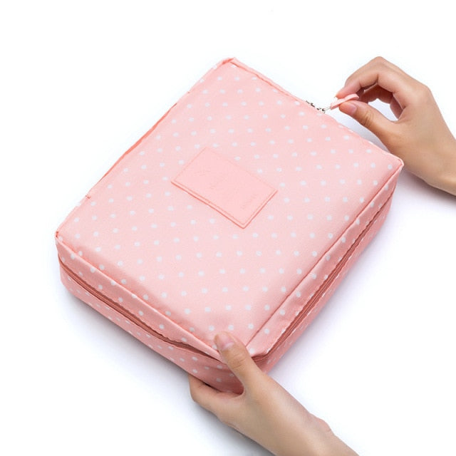 Multifunction Women Outdoor Storage Bag Toiletries Organize Cosmetic Bag Portable Waterproof Female Travel Make Up Cases