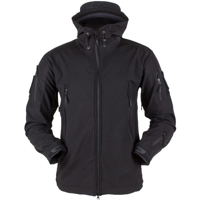 jacket Outdoor Soft Shell Fleece Windproof  Waterproof Breathable And Thermal Three In One Youth Hooded