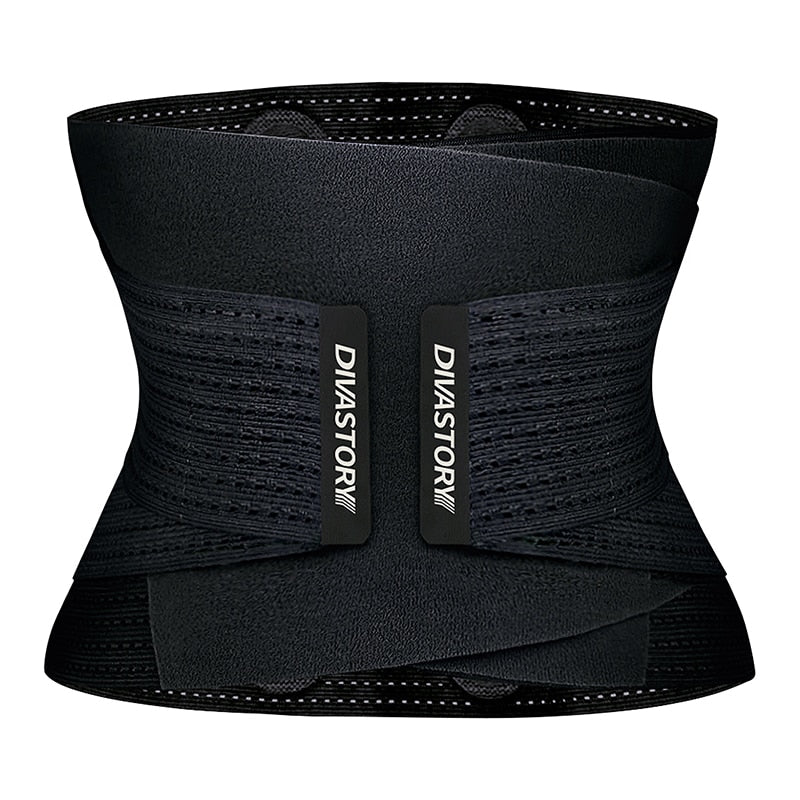 Neoprene Sweat Waist Trainer Fitness Belt Thermo Body Shaper Trimmer Corset Waist Cincher Wrap Workout Slim Shapewear