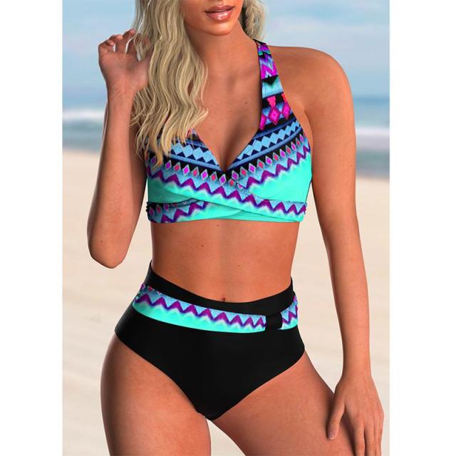 High Waist Bikini Sexy Swimsuit Women Push Up Bathing Suit Bikini Set Plus Size Swimwear Women Beach Swimming Suit