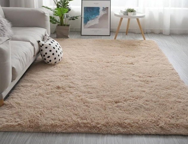 Thick Carpets for Living Room Soft Anti-Slip Plush Rug Fluffy Floor Carpet Bathroom Mats of Decoration Velvet Kids Play-Mat