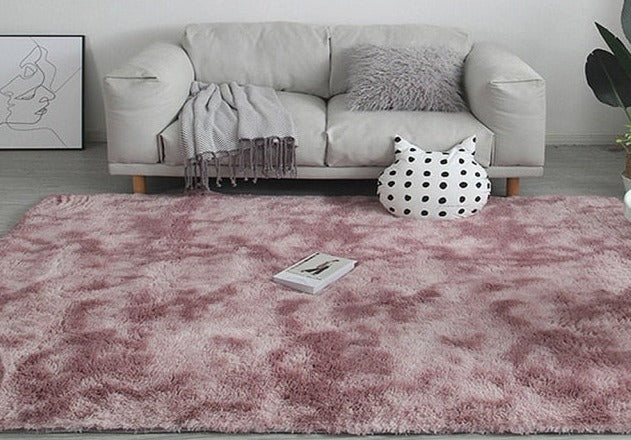 Thick Carpets for Living Room Soft Anti-Slip Plush Rug Fluffy Floor Carpet Bathroom Mats of Decoration Velvet Kids Play-Mat