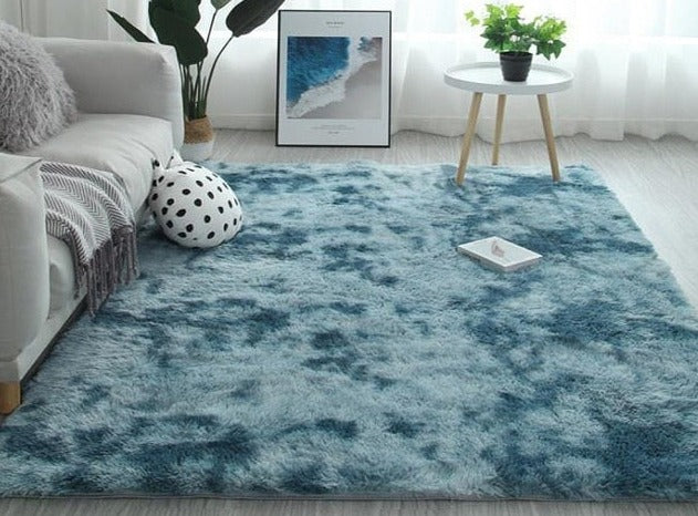 Thick Carpets for Living Room Soft Anti-Slip Plush Rug Fluffy Floor Carpet Bathroom Mats of Decoration Velvet Kids Play-Mat