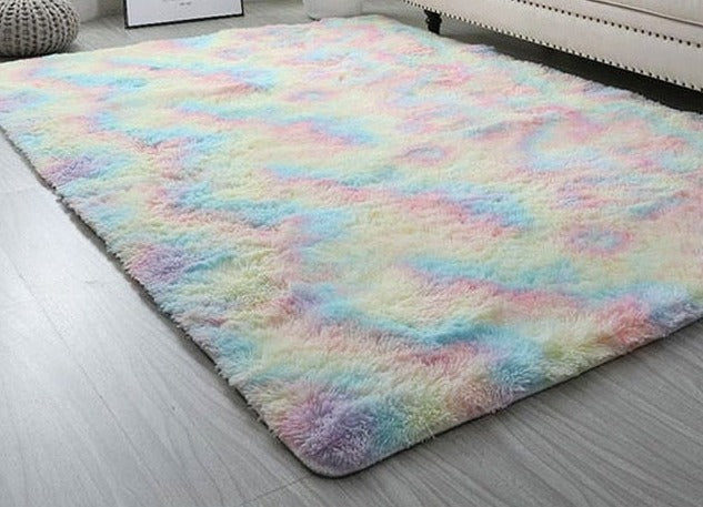 Thick Carpets for Living Room Soft Anti-Slip Plush Rug Fluffy Floor Carpet Bathroom Mats of Decoration Velvet Kids Play-Mat