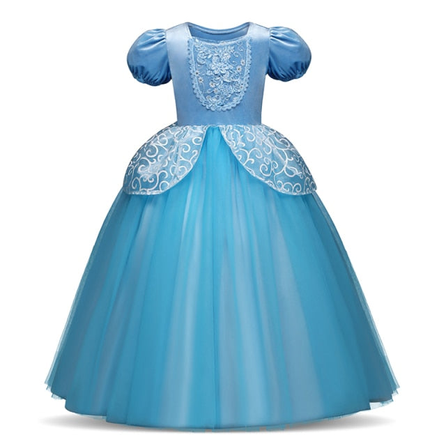 Princess Girl Dress Girl Children Christmas Party Costume For Kids Girls Clothes Fantasy Kids Ball Wear Dress Up