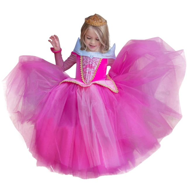 Princess Girl Dress Girl Children Christmas Party Costume For Kids Girls Clothes Fantasy Kids Ball Wear Dress Up