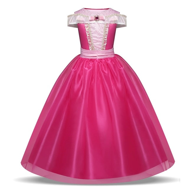 Princess Girl Dress Girl Children Christmas Party Costume For Kids Girls Clothes Fantasy Kids Ball Wear Dress Up