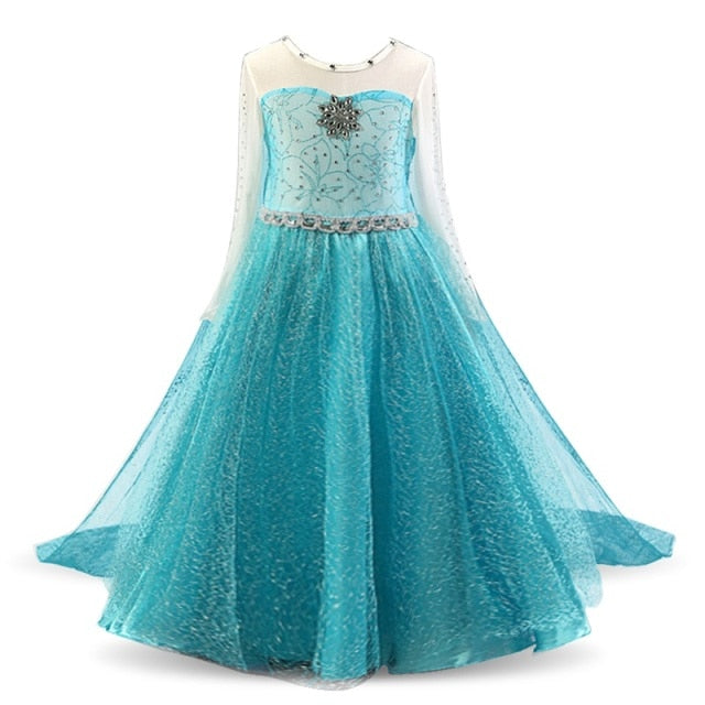 Princess Girl Dress Girl Children Christmas Party Costume For Kids Girls Clothes Fantasy Kids Ball Wear Dress Up